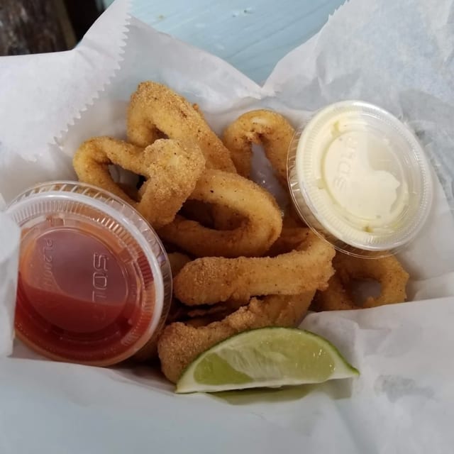Beer Battered Onion Rings.